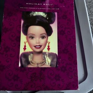 Barbie Holiday Porcelain Doll